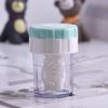 Contact Lens Cleaner Case Compact Plastic Container Storage Holder Transparent Travel Eyes Travel Kit For Home Contact Lens Gym
