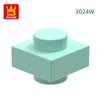 Non-Toxic 549Pcs/Lot 3024W 1X1 Double Cylinder Block Moc Color Accessories Compatible With Brick Diy Children'S Toy S1355
