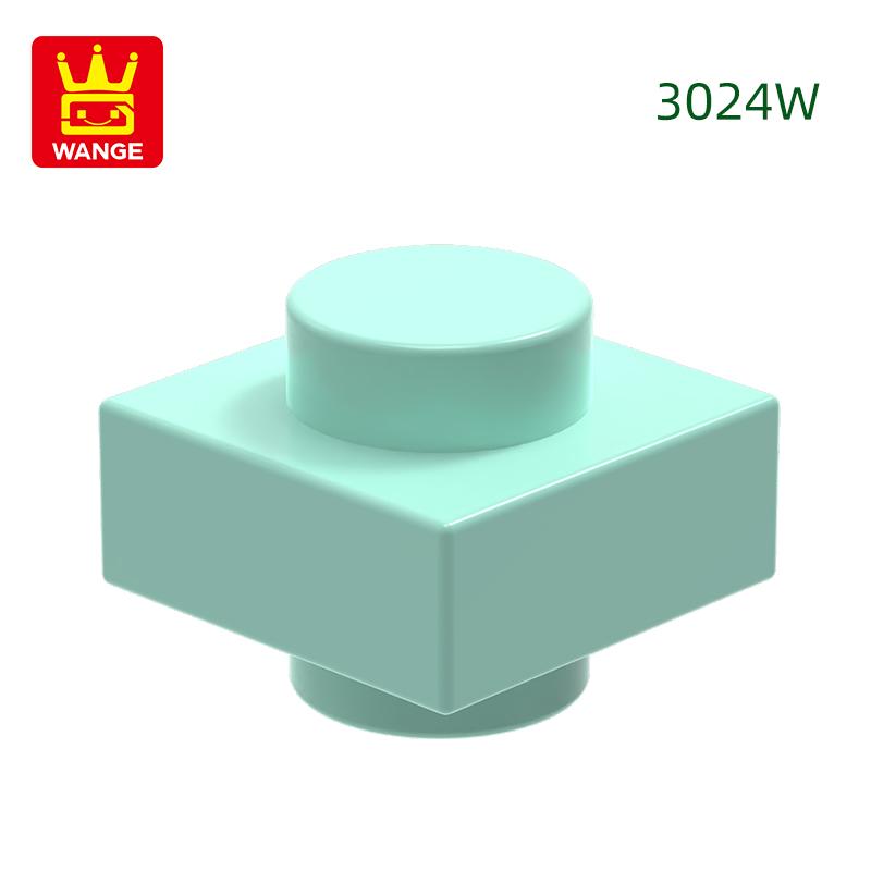 Non-Toxic 549Pcs/Lot 3024W 1X1 Double Cylinder Block Moc Color Accessories Compatible With Brick Diy Children'S Toy S1355