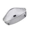 Stainless Steel Kitchen Drain Basket for Vegetables and Residues Space Saving Triangular Strainer Food Waste Filter
