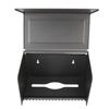 Wall Toilet Paper Box Cover Waterproof Large Capacity Space Aluminum Toilet Tissue Box Dispenser for Bathroom