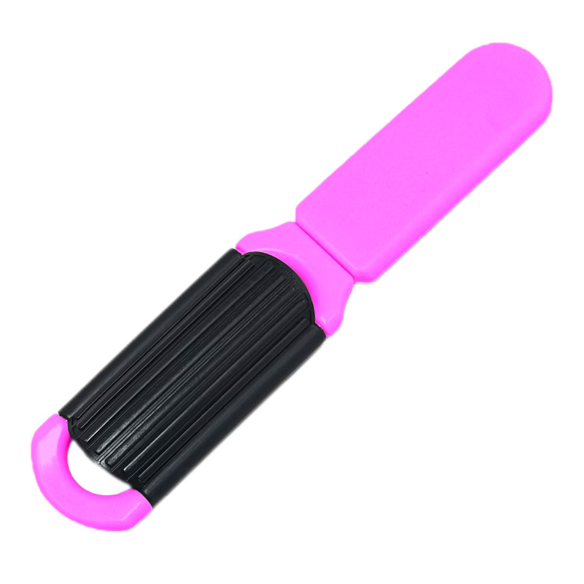 Компактная складная антистатическая расческа для волос и зеркало с функцией массажа