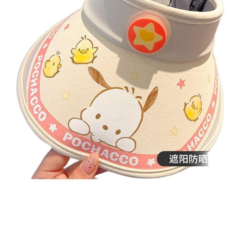Hello Kitty Kinder Zonnehoed Met Brede Rand Voor Zomerse Buitenbescherming