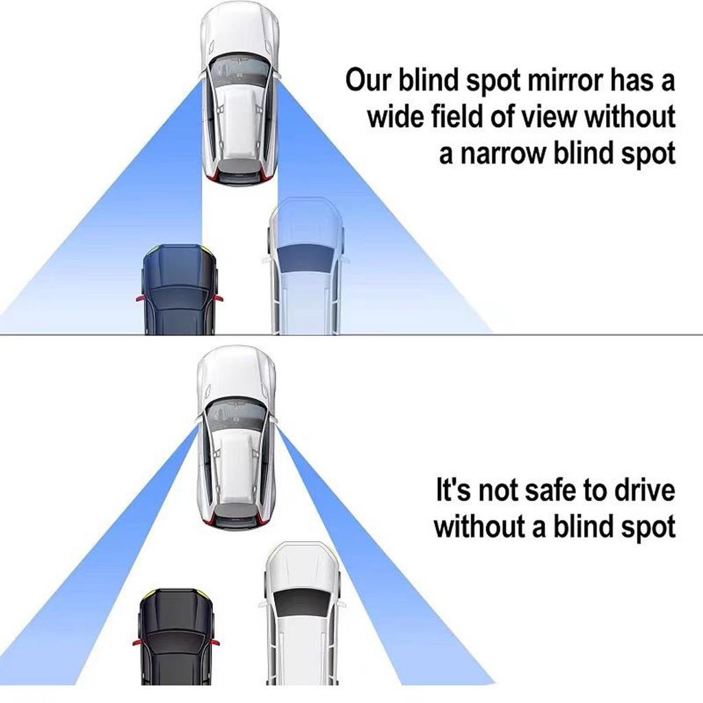 2 Pack Car Heart Shaped Rearview Mirror Car Side View Mirror Adjustable Angle Removable Wide Angle Rearview Mirror Enhanced Safety Universal Patch