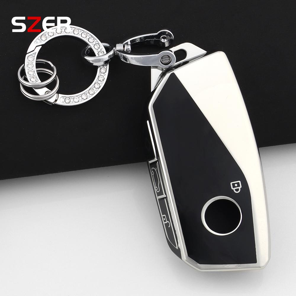 Tpu Car Key Case Shell Fob Keychain For Bmw I7 X7 G07 Lci Ix I20 X1 U11 7 Series G70 G09 Xm U06 G81 Energy Bag Accessories