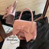 Textured niche messenger bag 2025 spring and summer this year popular bag bow foreign style mini bag design sense
