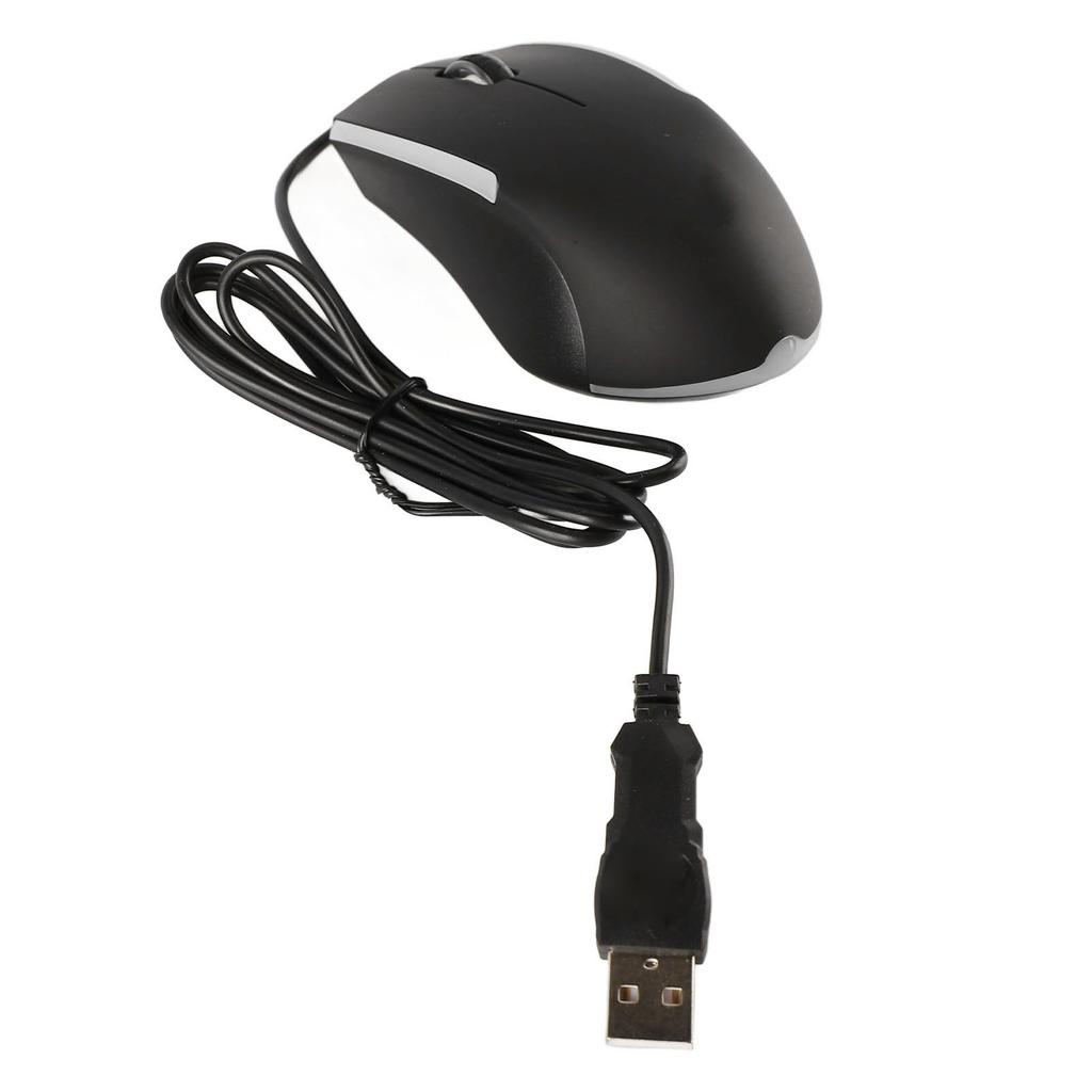 Wired Mouse High Accuracy Sensitive Plug and Play USB Gaming Mouse with Light for PC Laptop