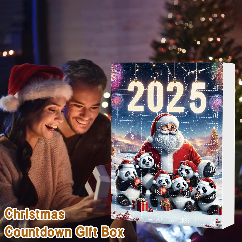 Calendar de Advent de Crăciun 24 de Zile, Calendar Numărătoare Inversă Charm Câine Acrilic Plat 2D, Pandantiv Numărătoare Inversă, Charm Drăguț pentru Pomul de Crăciun