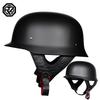 Motorcycle Retro Helmet World War II German-style Steel Helmet ABS Cruising Half Helmet