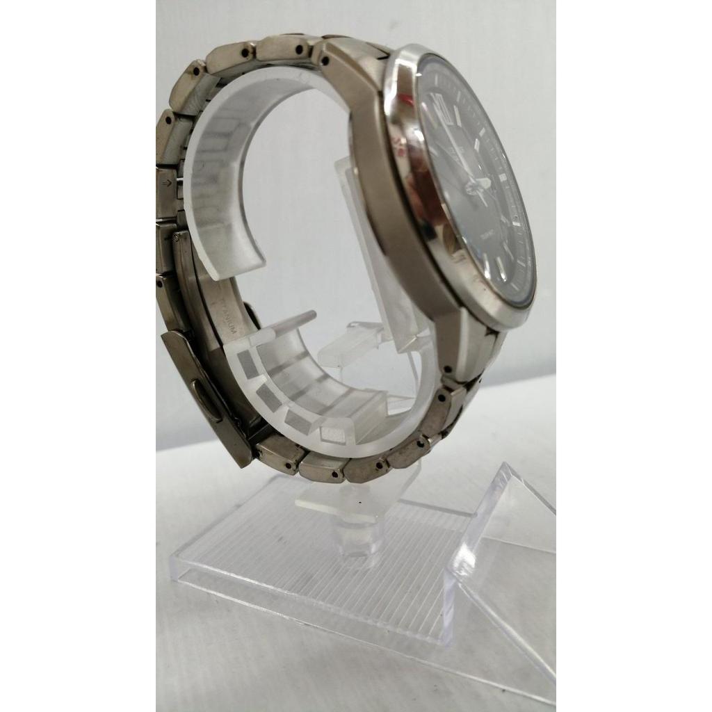 Used CASIO OCW-T150 Silver Many Scratches OCEANUS
