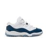 Air 11 Retro Low Vorschule 'Navy Schlangenhaut' 2019 (Unisex) Weiße / Schwarze-Marineblaue Kinder-Basketballschuhe CD6848 102