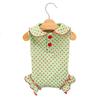 Cotton Summer and Spring Dog Polka Dot Tunic-style Pet Doll with A Collar and Four Legs. Cute Cat.