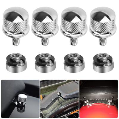 4x Rychloupínací Sada Matice Šroubu Sedadla Zadního Blatníku Motocyklový Montážní Šroub Pro Harley Sportster Xl Softail Fl Dyna Street Bob Road