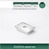 Huilink 304 Stainless Steel Rectangular Deep Baking Tray with Lid