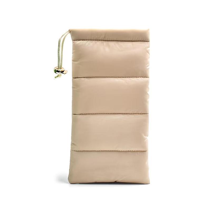 Portable Drawstring Eyeglass Storage Bag Down Cotton Eyeglass Case Mobile Phone Storage Bag Perfect For Daily Travel