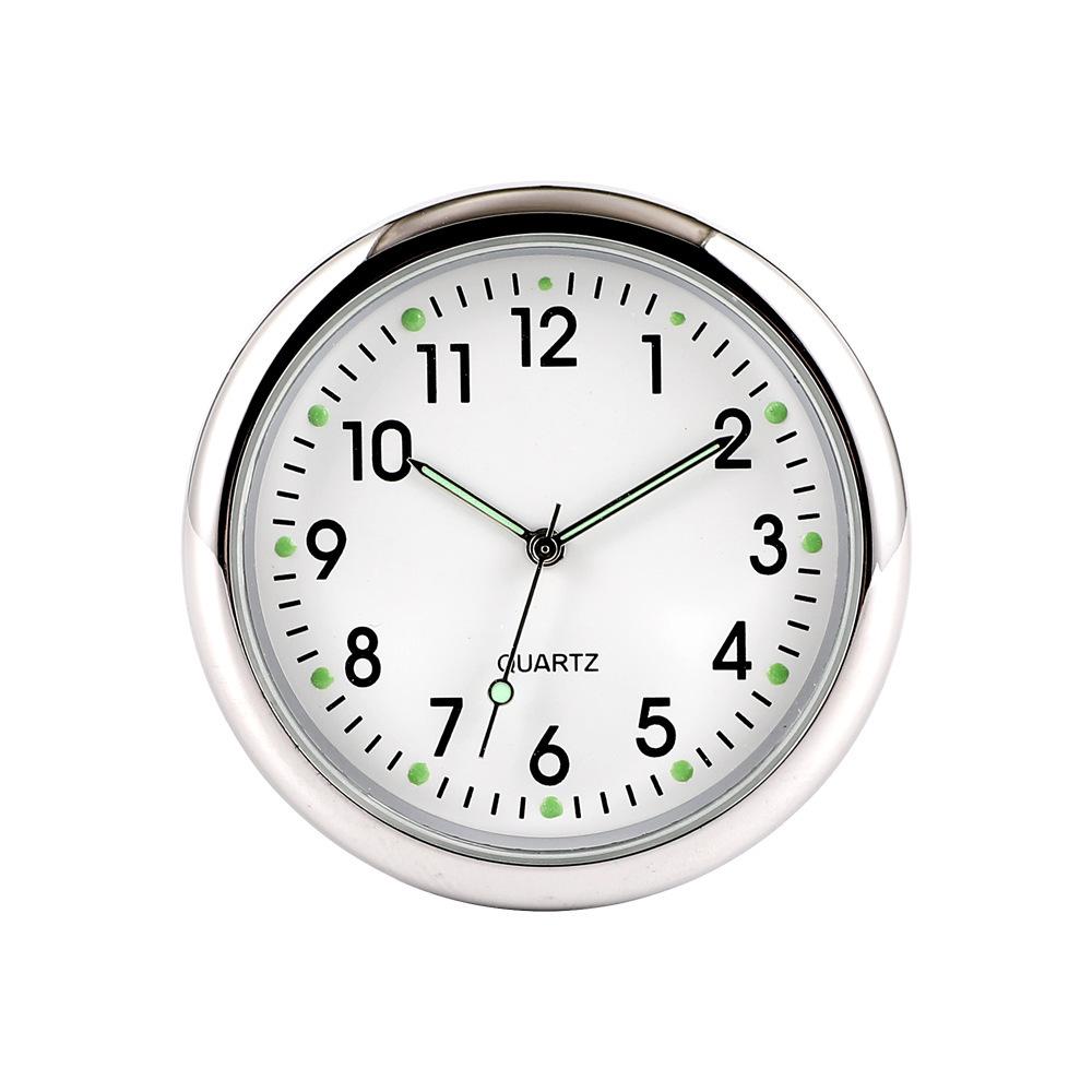4cm Diameter Electronic Quartz Car Clock with One Click Start Creative Car Accessory