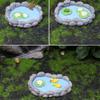 Water Pool Ornament Mini Figurines Miniature Garden Decor DIY Micro Landscape Ornaments Indoor Outdoor Statue Dollhouse