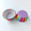 Xiaomi 100Pcs/Set Muffin Cupcake Paper Cups Rainbow Cake Forms Cupcake Liner For Christmas Wedding Party Kitchen Baking Tray Cake Mold
