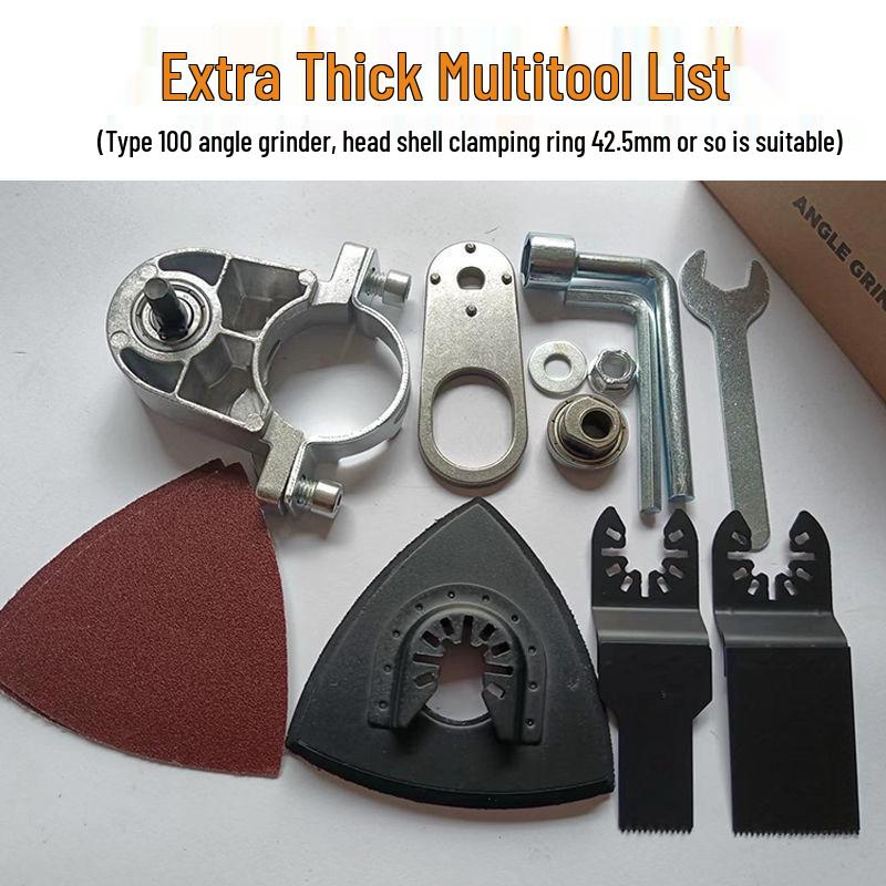 Universal Angle Grinder Conversion Kit: Electric Chisel & Grooving Tool for Woodworking