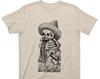 Maderista Totenkopf T-Shirt - Berühmter Mexikanischer Revolutionskünstler Jose Guadalupe Posada Vignette Fest der Toten Alkohol Kunstwerk Grafik T-Shirt