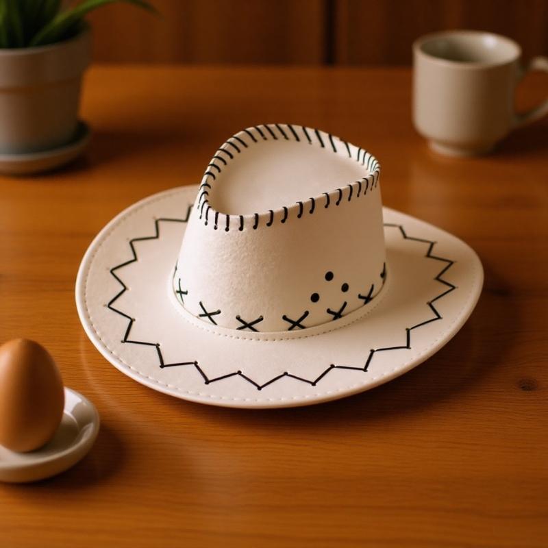 1Pieces Women Men Cowboy Hat Western Suede Cowgirl Hats Fashion West Fancy Dress Party Headwear Unisex Cap Mountaineering Scarf