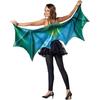 2025 Green Purple Dragon Horns & Wings Adult Women's Halloween Costume