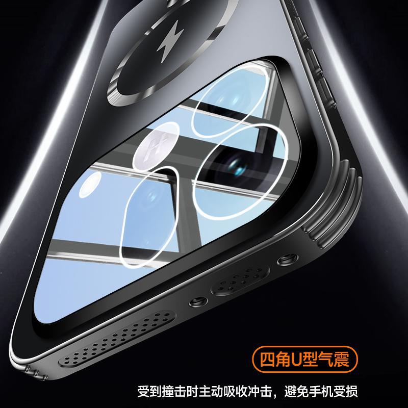 Applicable to OPPOFindX1sPro mobile phone case, new lens all-inclusive, magnetic suction, heat dissipation and anti-drop case, male