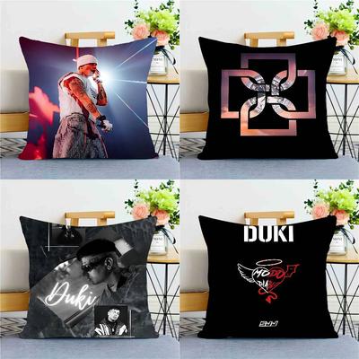1PC Rapper D-Duki Pillow Case Square Bedroom Sofa Leisure Comfort Cushion Car Home Decoration