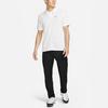 Nike Polo Shirts Men's White Polo Collar Moderate Straight Fit DV7907-100