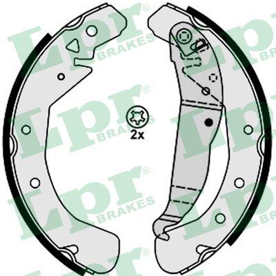 Lpr Brake Shoes Kit, Drum Brakes 08210 Rozmiar 002