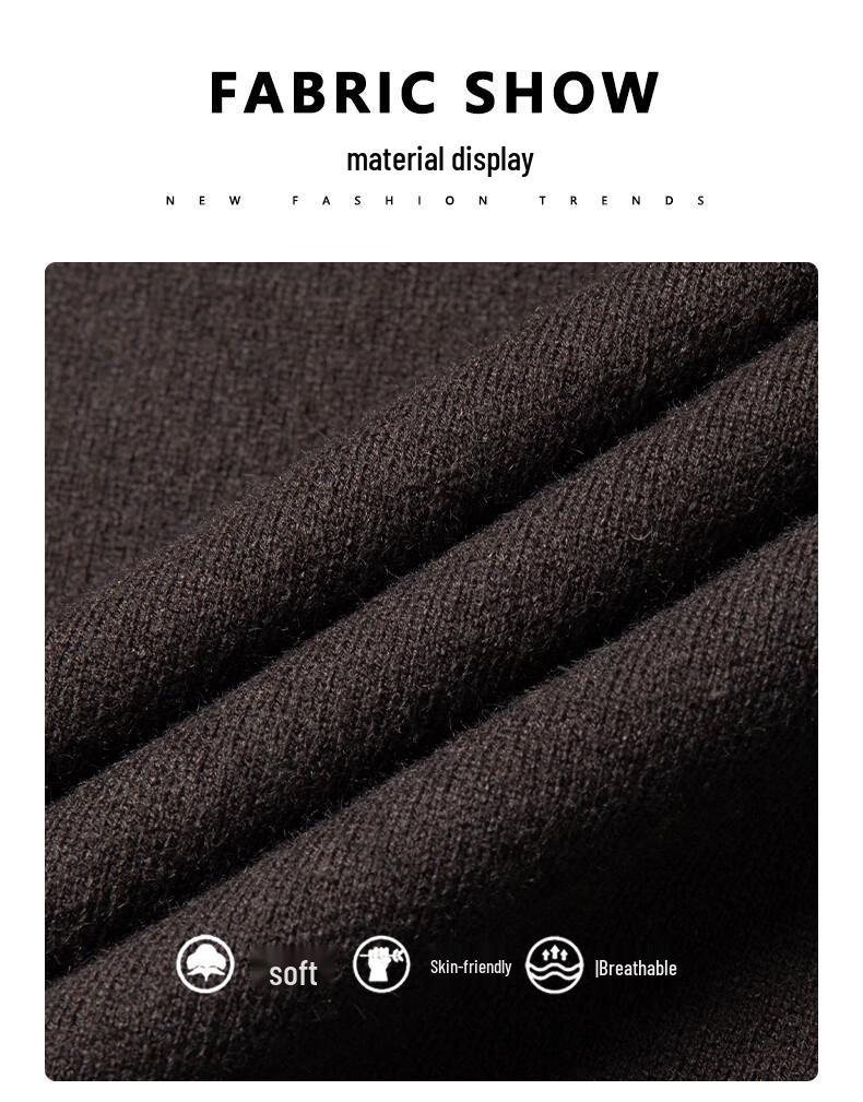 Yiliteng Men's Polo Neck Pullover Sweater YTMTST6516