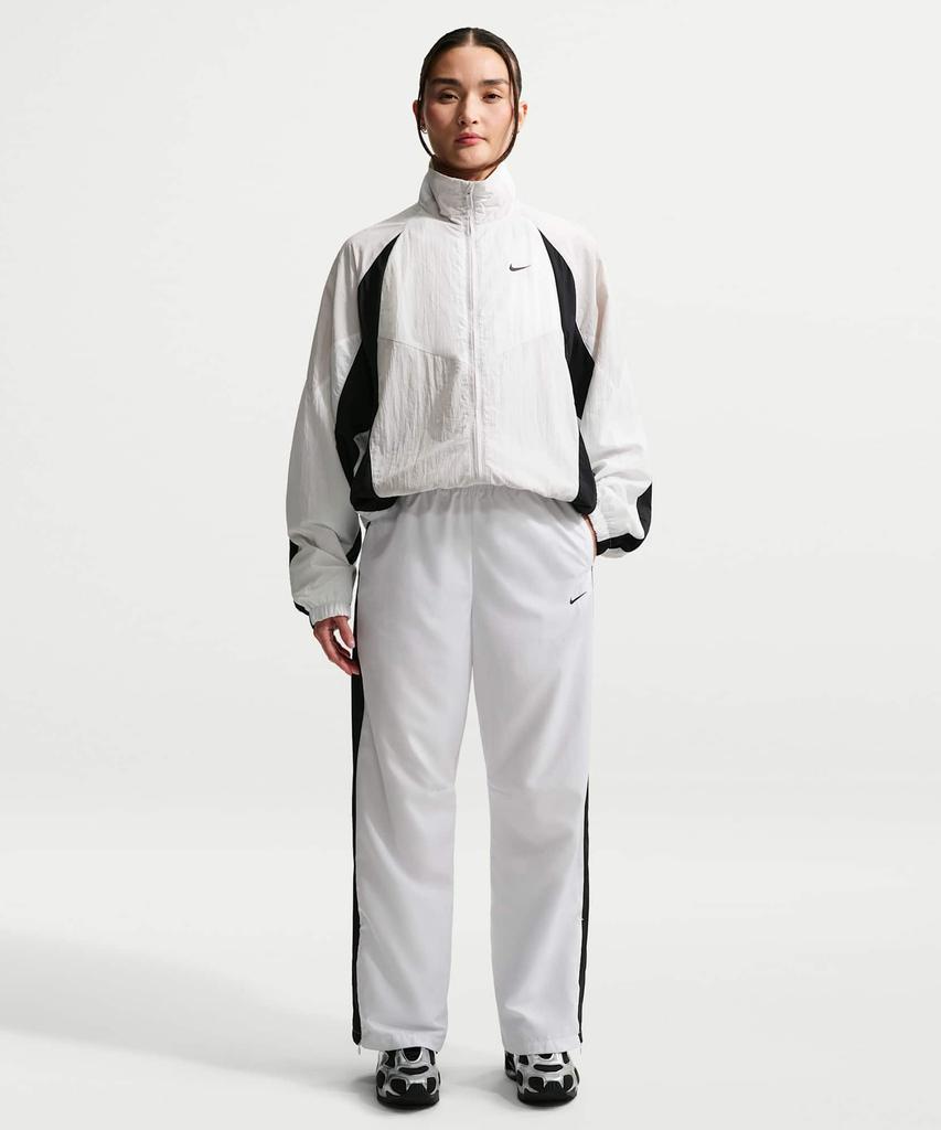 Nike Sportswear Classic Mid-Rise Open Hem Pants W - White:Black / Hv2325-101