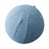 Cotton Linen Anti-Pilling Yoga Ball Cover (Sizes: 55/65/75/85) - Durable and Clean Design