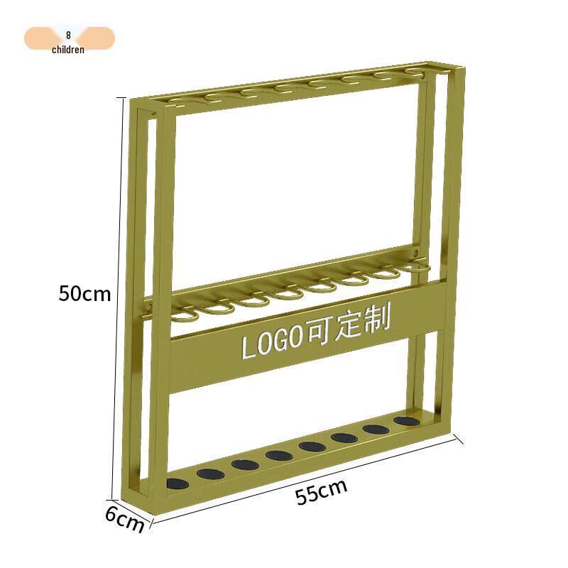 Jundingying Nano Gold Wall-Mounted Billiard Cue Rack