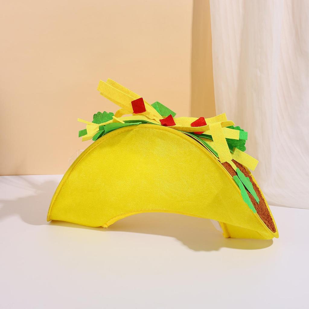 Cross-border Thanksgiving Party Burger & Fries Hat with Food Decorations