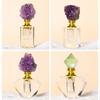 Empty Crystal Perfume Bottle Refillable Essential Oil Diffuser Bottle  Travel Cosmetic Containers