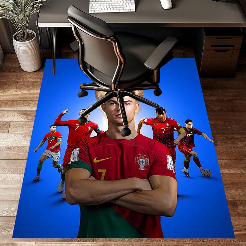 1pc Soccer 7 (4) Design Printed Area Rug Carpet for Bedroom Living Room Home Decor Rugs Mat Non Slip Mat Rug for Bedside