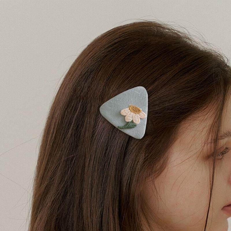 Women Hair Pin Barrette Hair Clip 2000s Trend Side Clip Fashionable Elegant Sweet Artistic Photo Props