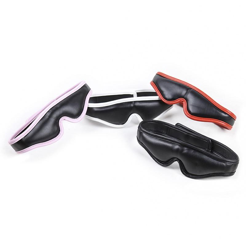 Black Sponge Eye Mask Foreign Trade Hot Sex Game Props Black Red Sleep Mask Adult Supplies Sex Toys for Man Woman Sex