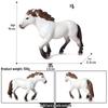 Children's Prancing Horse and Jockey Toy Set