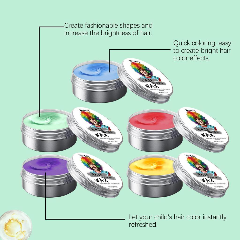 Kids Temporary Hair Color, Strong Hold Styling, Vibrant Hair Color, Gentle Formula for Safe & Healthy Hair
