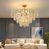 Modern Light Luxury Living Room LED Chandeliers Glass Bedroom French High-quality Ceiling Light Decoration Dining Room Lighting
