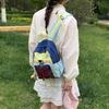 Schoolbag High-value Dopamine Contrasting Backpack Student Lightweight Personalized Commuting New Schoolbag Outdoor Leisure Small Backpack