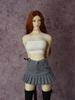 DMTOYS Fashion Sexy Tube Top and Mini Short Skirt for Scale Action Compatible with TBLeague Body and Socks Not [TOYBARJAPAN] 1/6 Figures, (Head, Body,