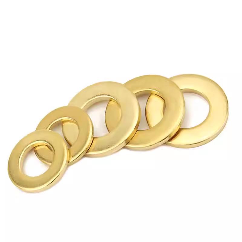Thickened Round Brass Washer M2-M20