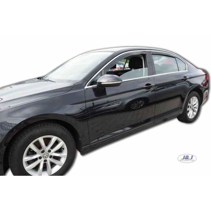 J&;J AUTOMOTIVE | Heko Air Deflectors Wind Deflectors For Volkswagen Passat B8 from 2014