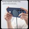 Case for Samsung Galaxy S26 Ultra, Soft Silicone with Magnetic Ring and Stand Navy Blue