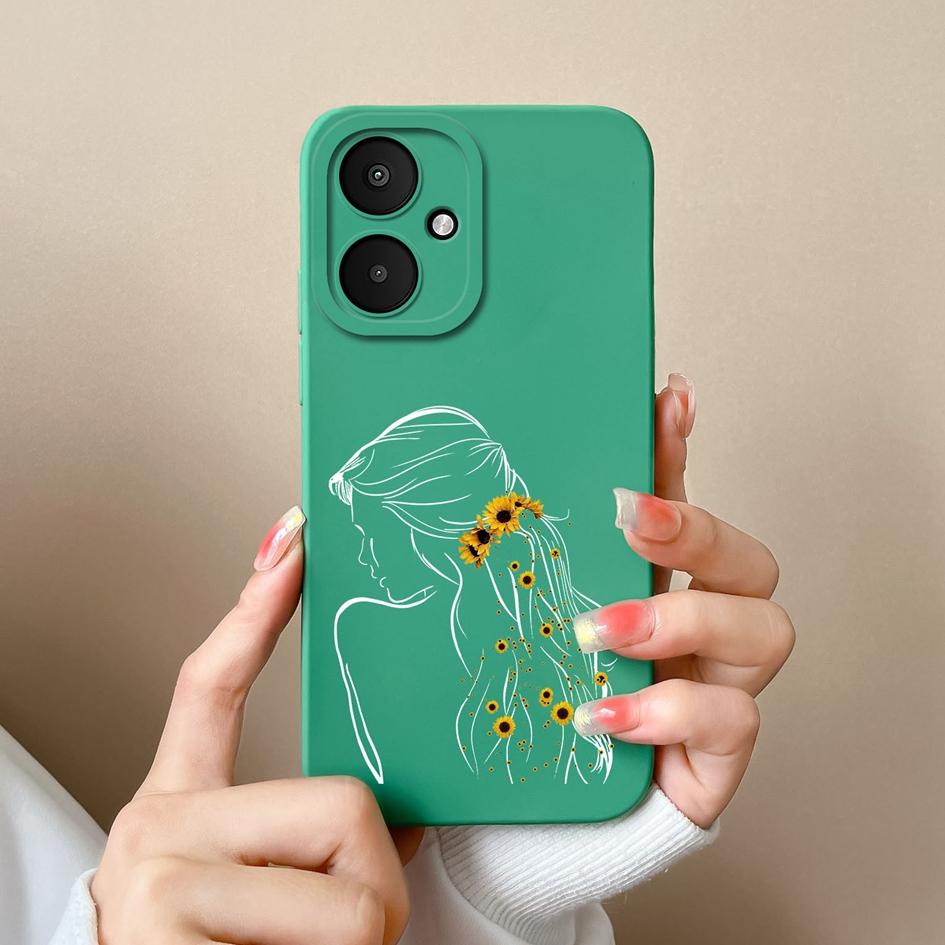 For Xiaomi Poco X6 Pro F6 M6 F5 Back Covers Liquid Soft Silicone Matte Super Shockproof Pretty Sweet Girls Phone Cases Housing For Xiaomi Shell Bumper