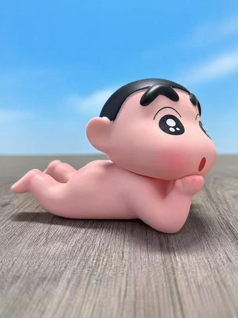 New Crayon Shin-Chan Cute Elephant Figure Toys Kawaii Figure Ornaments Action Figures Model Dolls Toy Collections Bath Toys
