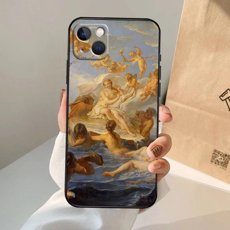 Kunstgemälde Die Geburt der Venus Handyhülle Für iPhone 16 15 14 11 12 13 Pro Max Mini Plus X XS Max XR Hülle Coque